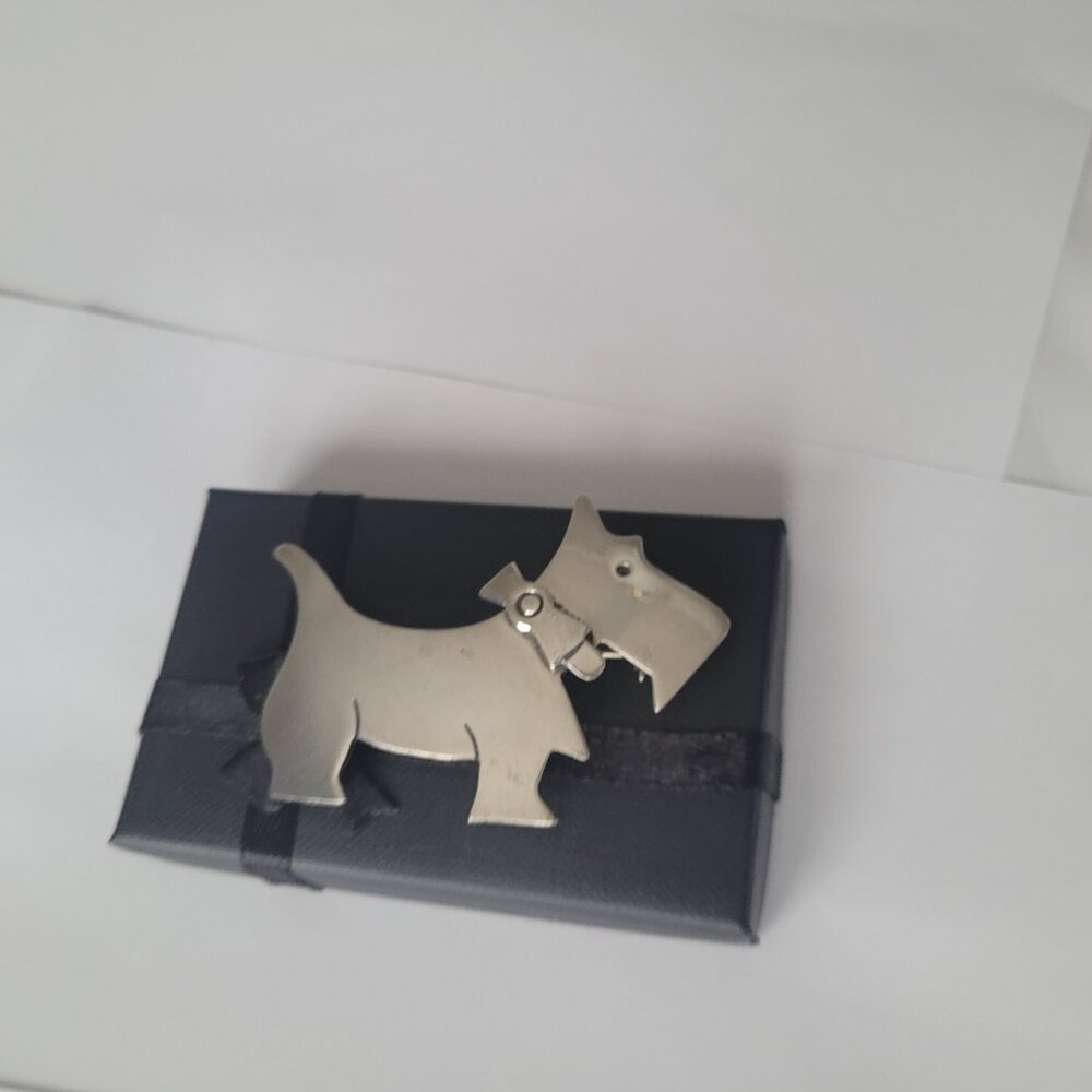 Scottie Terrier Dog Vintage Pin Sterling Silver Taxco Dog Lover Brooch - Picture 12 of 15